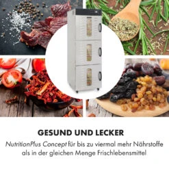 Master Jerky 550 Dörrautomat 2400W 40-90 °C 24h-Timer Edelstahl Silber -Klarstein 10034546 de 0005 logo