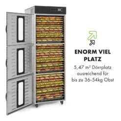 Master Jerky 550 Dörrautomat 2400W 40-90 °C 24h-Timer Edelstahl Silber -Klarstein 10034546 de 0006 logo