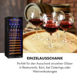 First Class 84 Weinkühlschrank 4 Dispenser 84 Fl. 5-22°C Touch Glastür -Klarstein 10034564 de 0003 logo