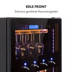 First Class 84 Weinkühlschrank 4 Dispenser 84 Fl. 5-22°C Touch Glastür -Klarstein 10034564 de 0008 logo