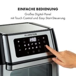 AeroVital Fry Heißluftfritteuse 1500W 10l Timer 9 Programme -Klarstein 10034575 de 0006 logo