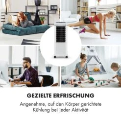 Windspiel 3-in-1 Luftkühler 100 W 312 M³/h 8 Ltr Mobil Fernbedienung 11 Windspiel 3-in-1 Luftkühler 100 W 312 M³/h 8 Ltr Mobil Fernbedienung -Klarstein 10034654 de 0003 logo