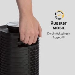 Twister Turmventilator 45 W | 343 M³/h Oszillation Touch Fernbedienung -Klarstein 10034669 de 0007 logo