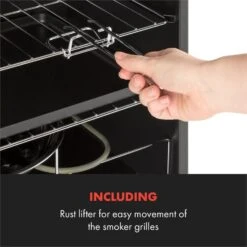 Flintstone Räucherofen 1600W Thermometer Edelstahl Elektrisch -Klarstein 10034702 yy 0007 logo Klarstein NES C16