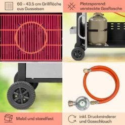 Tomahawk Gasgrill 3 X 3,6 KW Brenner 60 X 43,5 Cm Grill Edelstahl 11 Tomahawk Gasgrill 3 X 3,6 KW Brenner 60 X 43,5 Cm Grill Edelstahl -Klarstein 10034711 de 0005 usp