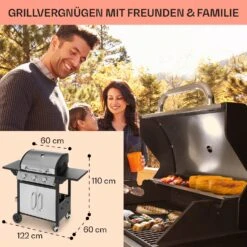 Tomahawk Gasgrill 3 X 3,6 KW Brenner 60 X 43,5 Cm Grill Edelstahl 12 Tomahawk Gasgrill 3 X 3,6 KW Brenner 60 X 43,5 Cm Grill Edelstahl -Klarstein 10034711 de 0006 usp