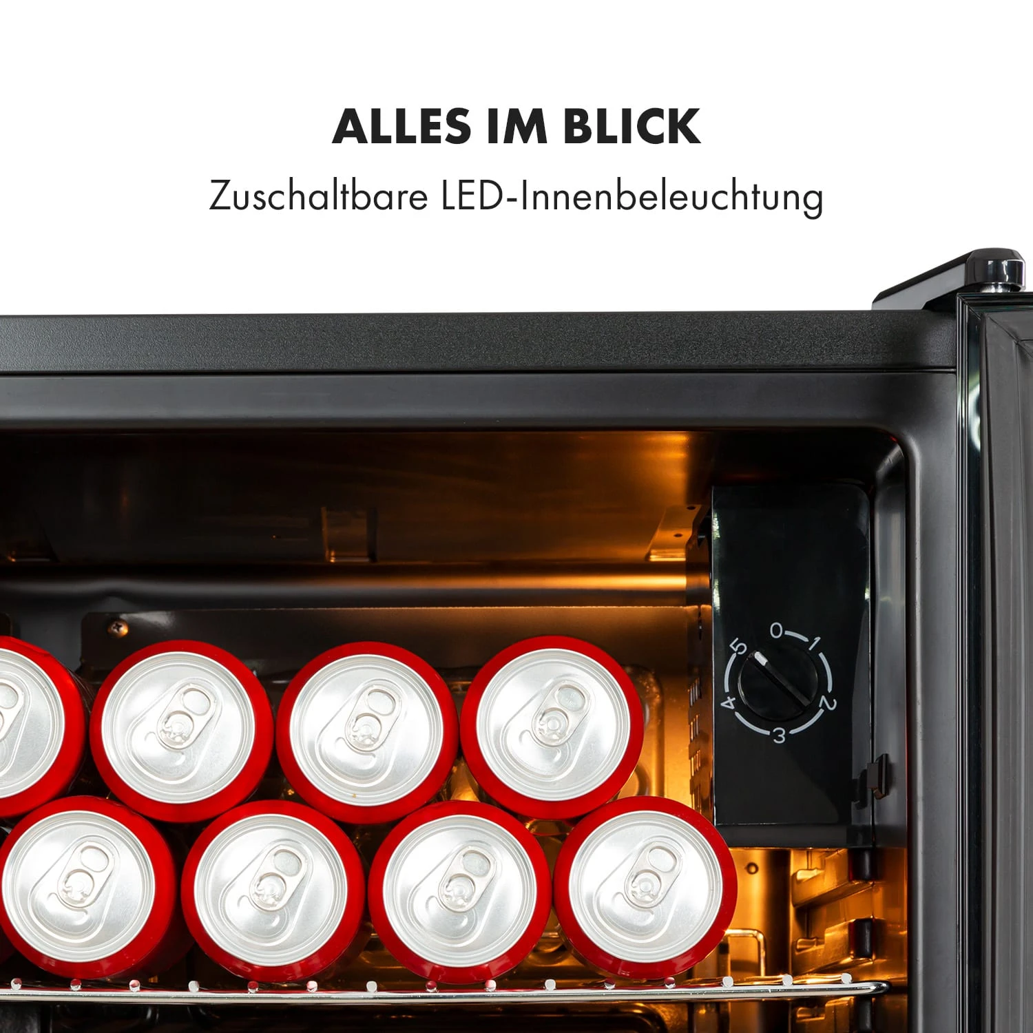 Beersafe XXL Onyx Kühlschrank 80 Liter 3 Böden Panoramaglastür 6 Beersafe XXL Onyx Kühlschrank 80 Liter 3 Böden Panoramaglastür – Bild 6