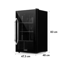 Beersafe XXL Onyx Kühlschrank 80 Liter 3 Böden Panoramaglastür 18 Beersafe XXL Onyx Kühlschrank 80 Liter 3 Böden Panoramaglastür -Klarstein 10034848 yy 0009 logo