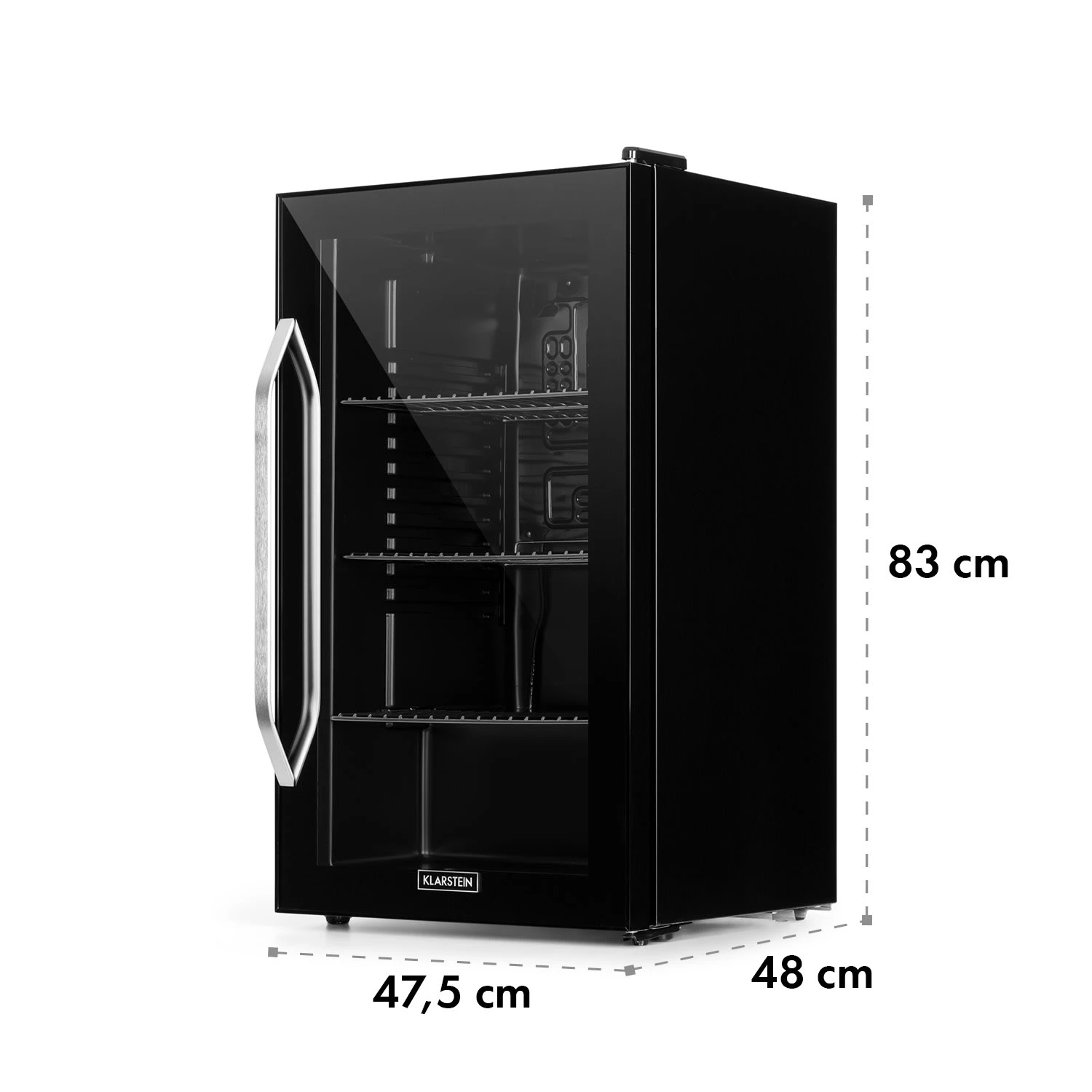 Beersafe XXL Onyx Kühlschrank 80 Liter 3 Böden Panoramaglastür 9 Beersafe XXL Onyx Kühlschrank 80 Liter 3 Böden Panoramaglastür – Bild 9