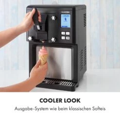 Sweet Sundae Eiscrememaschine Kompressor 1,5l Edelstahl Schwarz -Klarstein 10034911 de 0003 logo