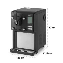 Sweet Sundae Eiscrememaschine Kompressor 1,5l Edelstahl Schwarz -Klarstein 10034911 yy 0010 logo Klarstein Sahnehaeubchen Eiscrememaschine schwarz