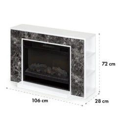 Vulsini Nightfall Elektrokamin 1900 W LED-Technik Fernbedienung -Klarstein 10035039 yy 0011 logo