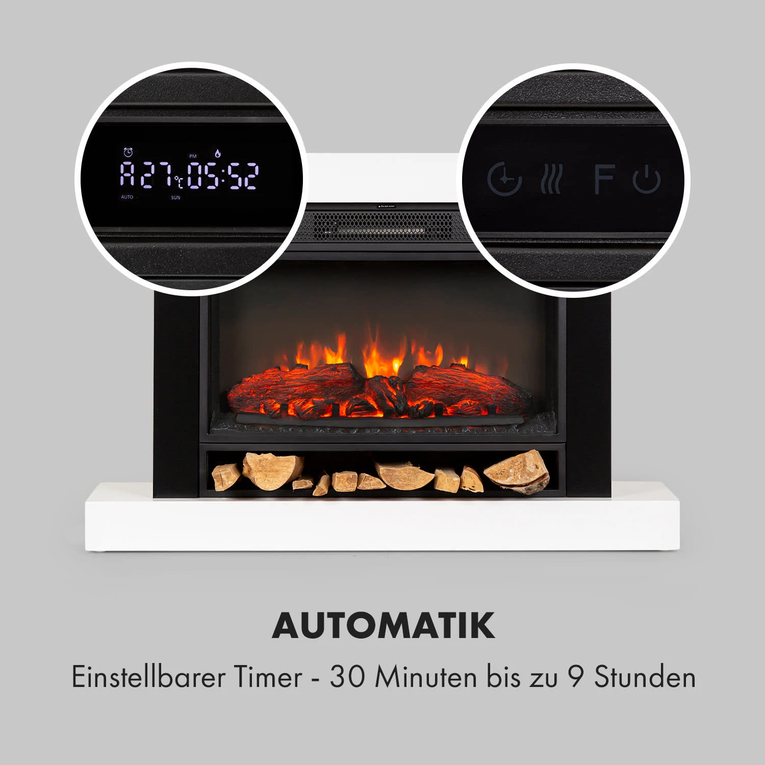 Vulsini Hideaway Elektrokamin 1900 W LED-Technik Fernbedienung 3 Vulsini Hideaway Elektrokamin 1900 W LED-Technik Fernbedienung – Bild 3