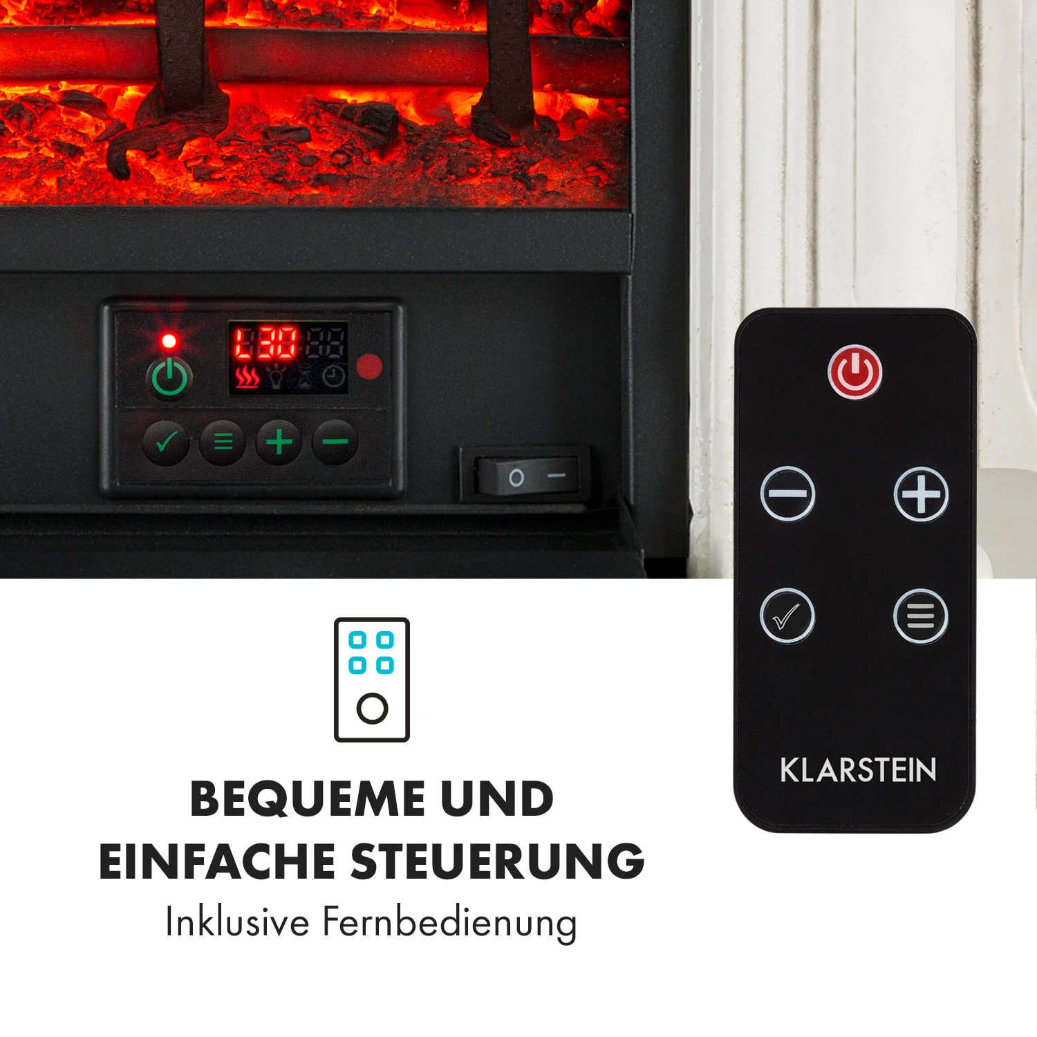 Etna Pozzolana Elektrokamin 1800W Wochentimer Fernbedienung 4 Etna Pozzolana Elektrokamin 1800W Wochentimer Fernbedienung – Bild 4