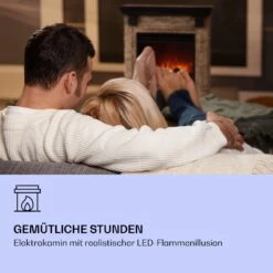 Etna Elektrokamin 1800W Wochentimer Fernbedienung LED -Klarstein 10035043 de 0004 logo