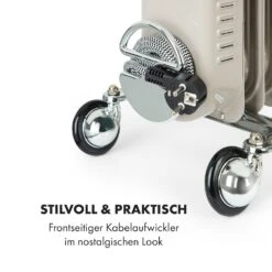 Thermaxx Retroheat Ölradiator 2000W Bodenrollen -Klarstein 10035080 de 0007 logo