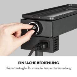 Appenzell XL Raclette Mit Grill 600 W Thermostat 2 Käseträger 10 Appenzell XL Raclette Mit Grill 600 W Thermostat 2 Käseträger -Klarstein 10035218 de 0003 logo