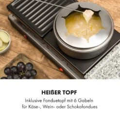Fonduelette XL 3-in-1 Raclettegrill Fondue Naturstein 1650W 12 Pers 12 Fonduelette XL 3-in-1 Raclettegrill Fondue Naturstein 1650W 12 Pers -Klarstein 10035220 de 0004 logo
