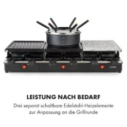 Fonduelette XL 3-in-1 Raclettegrill Fondue Naturstein 1650W 12 Pers 14 Fonduelette XL 3-in-1 Raclettegrill Fondue Naturstein 1650W 12 Pers -Klarstein 10035220 de 0006 logo