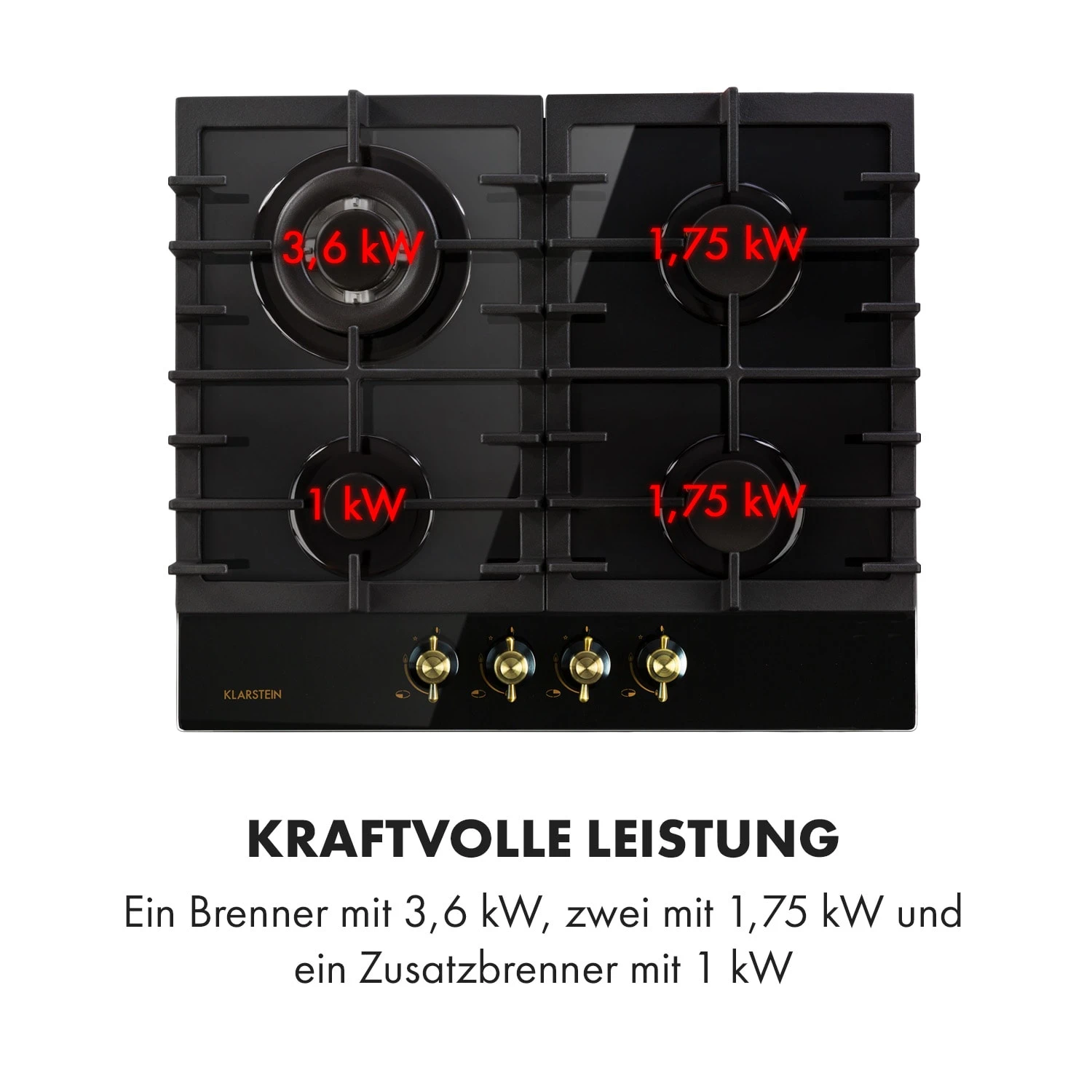 Victoria 4 Zonen Gaskochfeld 4-flammig Sabaf-Brenner Glaskeramik 7 Victoria 4 Zonen Gaskochfeld 4-flammig Sabaf-Brenner Glaskeramik – Bild 7