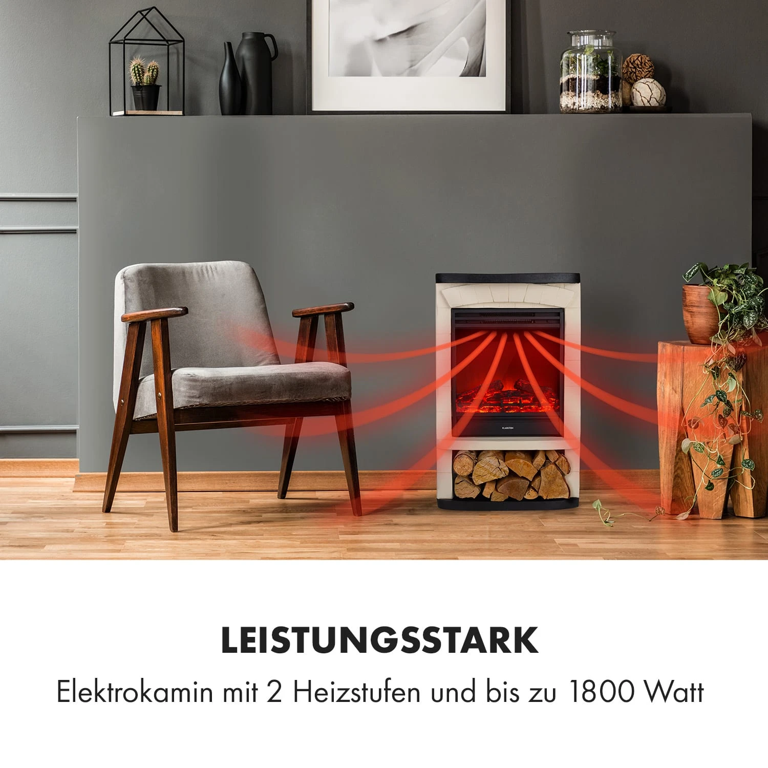Carinthia Elektrokamin 1800W LED Wochentimer Fernbedienung Heizer 2 Carinthia Elektrokamin 1800W LED Wochentimer Fernbedienung Heizer – Bild 2
