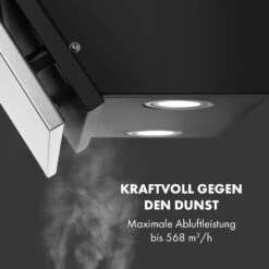 Silver Lining 90 Dunstabzugshaube 90cm 568m³/h EEK A Edelstahl -Klarstein 10035318 de 0006 logo