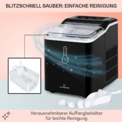 Chillout Eiswürfelmaschine Bulleteis 12kg/24h Wassertank: 1,5 L 11 Chillout Eiswürfelmaschine Bulleteis 12kg/24h Wassertank: 1,5 L -Klarstein 10035320 de 0005 usp