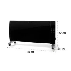 Lindholm Konvektionsheizgerät Thermostat Timer 2000W -Klarstein 10035363 yy 0009 logo Klarstein Lindholm Konvektionsheizgeraet schwarz