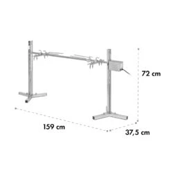 Sauenland Survivor Spanferkelgrill Drehspieß 12W 70kg Max. Edelstahl 15 Sauenland Survivor Spanferkelgrill Drehspieß 12W 70kg Max. Edelstahl -Klarstein 10035372 yy 0008 logo Klarstein Spanferkelgrill Sauenland Survivor