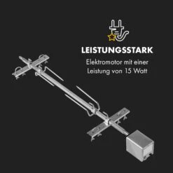 Sauenland Pro XL Spanferkelgrill Drehspieß 15W 4 Rollen Edelstahl -Klarstein 10035373 de 0005 logo