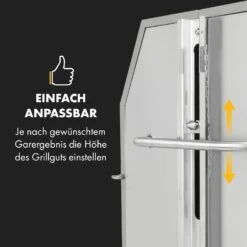 Sauenland Pro XL Spanferkelgrill Drehspieß 15W 4 Rollen Edelstahl -Klarstein 10035373 de 0006 logo