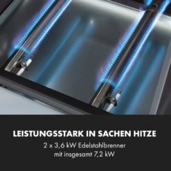 Valdosta 2.0 Gasgrill 2x3,6kW Brenner Edelstahl -Klarstein 10035413 de 0005 logo