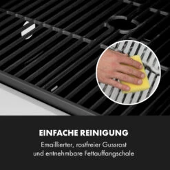 Valdosta 2.0 Gasgrill 2x3,6kW Brenner Edelstahl -Klarstein 10035413 de 0009 logo