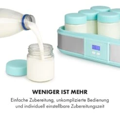 Gaia Greek Joghurt-Maker 1,26 L 6 Gläser Inkl. Sieb-Box -Klarstein 10035435 de 0005 logo