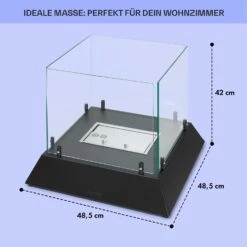Phantasma Cubo Ethanol-Kamin Rauch- & Geruchlos Edelstahl-Brenner Sicherheitsglas 11 Phantasma Cubo Ethanol-Kamin Rauch- & Geruchlos Edelstahl-Brenner Sicherheitsglas -Klarstein 10035458 de 0005 usp