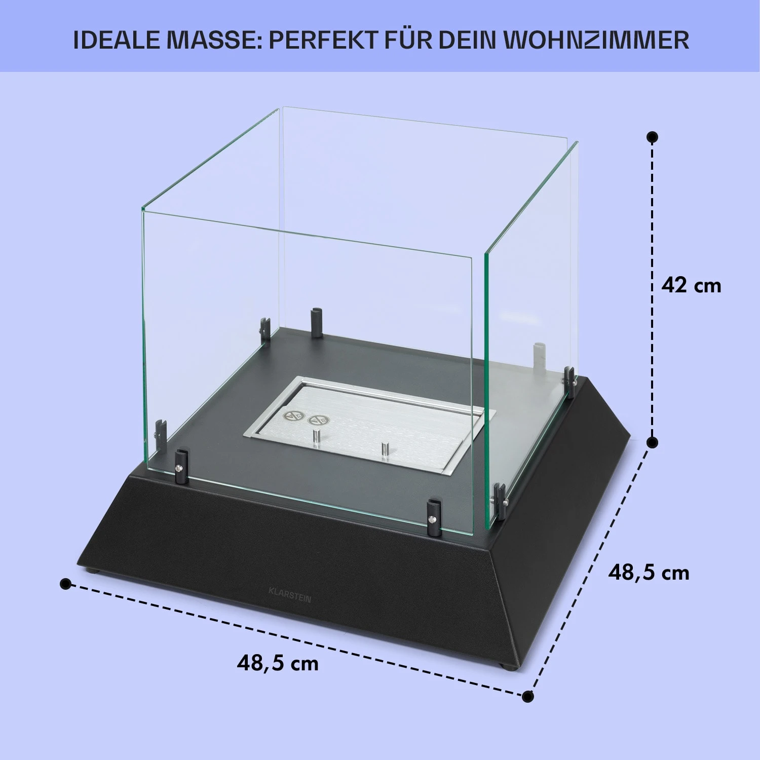 Phantasma Cubo Ethanol-Kamin Rauch- & Geruchlos Edelstahl-Brenner Sicherheitsglas 5 Phantasma Cubo Ethanol-Kamin Rauch- & Geruchlos Edelstahl-Brenner Sicherheitsglas – Bild 5