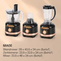 Luca Multifunktionsmixer 1000 W 3 L Stufenlose Geschwindigkeit 6 Modi 13 Luca Multifunktionsmixer 1000 W 3 L Stufenlose Geschwindigkeit 6 Modi -Klarstein 10035487 de 0007 logo