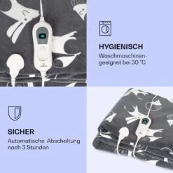 Dr. Watson XXL Heizdecke 3 Stufen Waschbar 200x180cm Coral Fleece 8 Dr. Watson XXL Heizdecke 3 Stufen Waschbar 200x180cm Coral Fleece -Klarstein 10035503 de 0004 logo