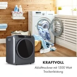 EZ Dry Wäschetrockner Ablufttrockner 1500W 6kg 60cm -Klarstein 10035544 de 0004 logo