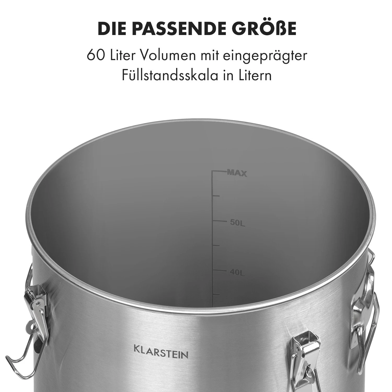 Gärkeller Pro XL Fermentierkessel 60 Liter Ablassventil 304-Edelstahl 3 Gärkeller Pro XL Fermentierkessel 60 Liter Ablassventil 304-Edelstahl – Bild 3
