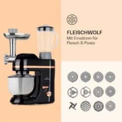 Lucia Elegance Küchenmaschine Mixer Fleischwolf 2000W BPA-frei 12 Lucia Elegance Küchenmaschine Mixer Fleischwolf 2000W BPA-frei -Klarstein 10035639 de 0005 logo