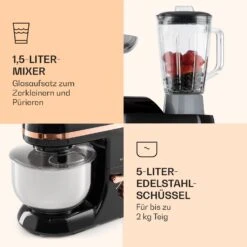 Lucia Elegance Küchenmaschine Mixer Fleischwolf 2000W BPA-frei 13 Lucia Elegance Küchenmaschine Mixer Fleischwolf 2000W BPA-frei -Klarstein 10035639 de 0006 logo