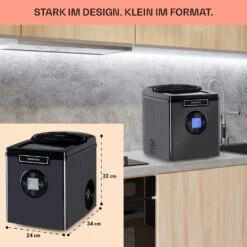 Icemeister 2G Eiswürfelmaschine 12kg/24h LC-Display Edelstahl 12 Icemeister 2G Eiswürfelmaschine 12kg/24h LC-Display Edelstahl -Klarstein 10035712 de 0006 usp