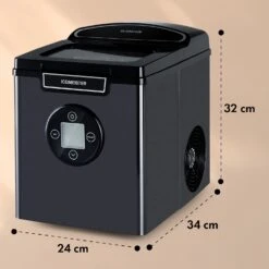 Icemeister 2G Eiswürfelmaschine 12kg/24h LC-Display Edelstahl 13 Icemeister 2G Eiswürfelmaschine 12kg/24h LC-Display Edelstahl -Klarstein 10035712 yy 0011 dimensions