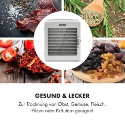 Captain Jerky 110 Dörrautomat 1000W 30-90 °C 24h-Timer Edelstahl 14 Captain Jerky 110 Dörrautomat 1000W 30-90 °C 24h-Timer Edelstahl -Klarstein 10035735 de 0006 logo