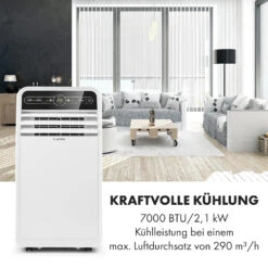 Metrobreeze New York Smart 7k Mobile Klimaanlage 7000 BTU/2,1 KW -Klarstein 10035796 de 0003 logo