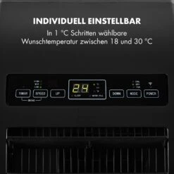 Metrobreeze Rom Smart Mobile Klimaanlage 10.000 BTU 3 KW Fernbedienung -Klarstein 10035804 de 0004 logo