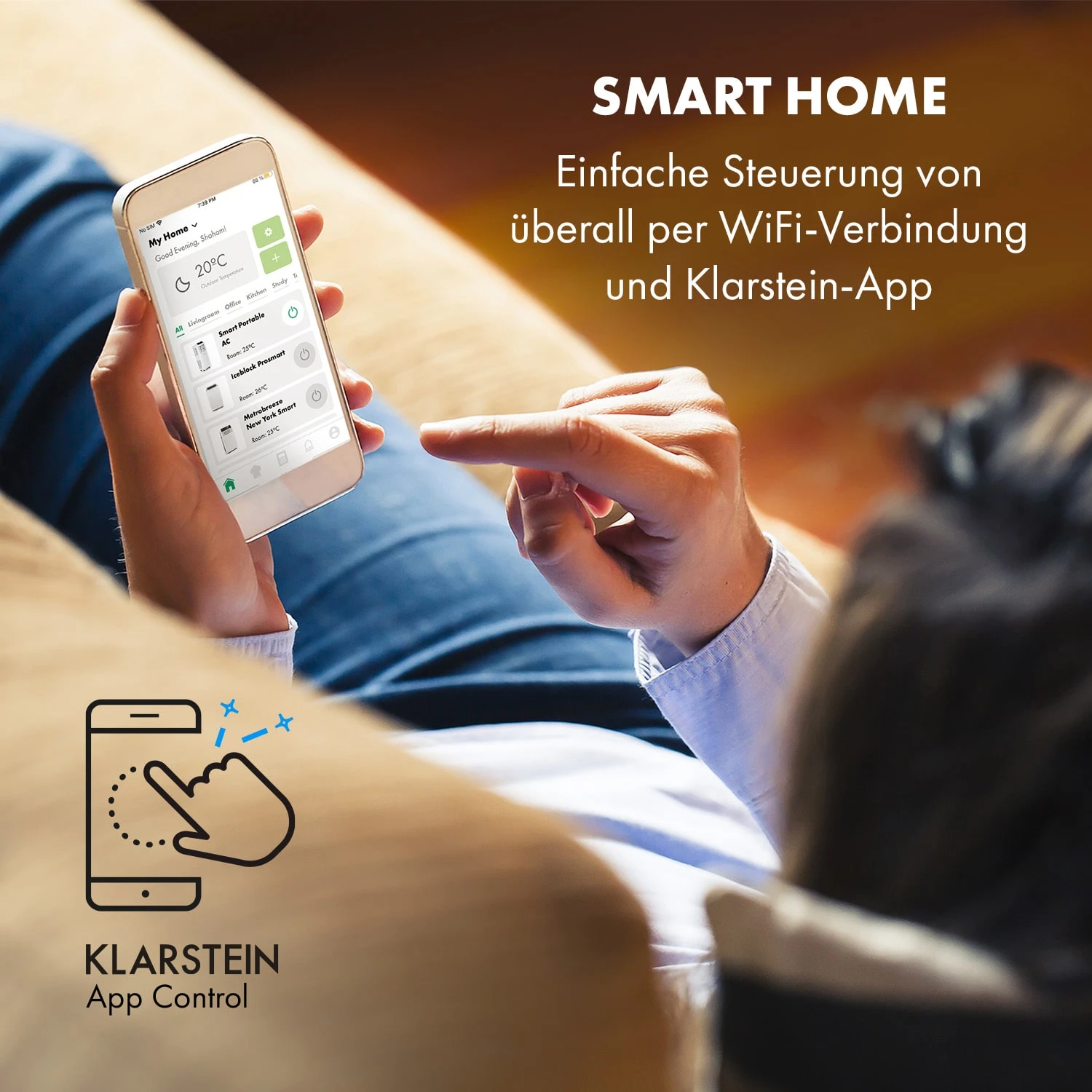 Pure Blizzard Smart 9k Mobile Klimaanlage 9000BTU/2,6kW Fernbedienung 2 Pure Blizzard Smart 9k Mobile Klimaanlage 9000BTU/2,6kW Fernbedienung – Bild 2