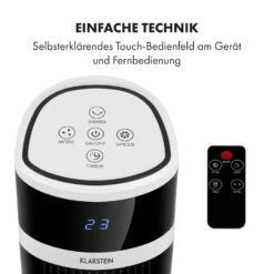 Icetower Smart Standventilator 45 Watt App-Steuerung -Klarstein 10035832 de 0003 logo