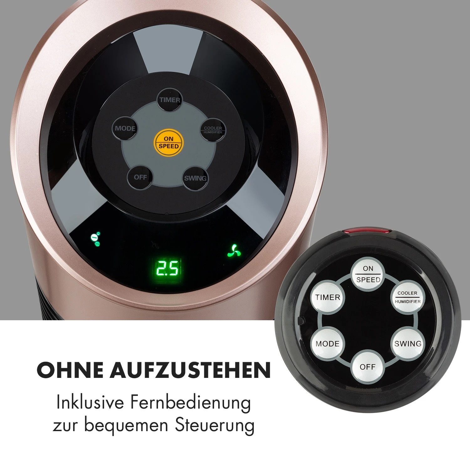 Skyscraper Ice 4-in-1 Luftkühler Ventilator 210 M³/h 30 W Oszillation Mobil Fernbedienung 7 Skyscraper Ice 4-in-1 Luftkühler Ventilator 210 M³/h 30 W Oszillation Mobil Fernbedienung – Bild 7